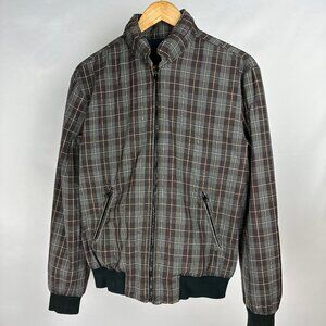 UNIS Italian Plaid Bomber Jacket, XS